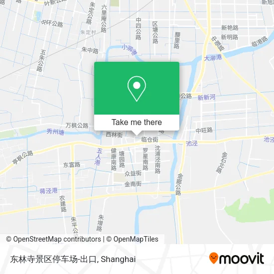东林寺景区停车场-出口 map