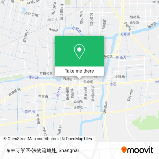 东林寺景区-法物流通处 map
