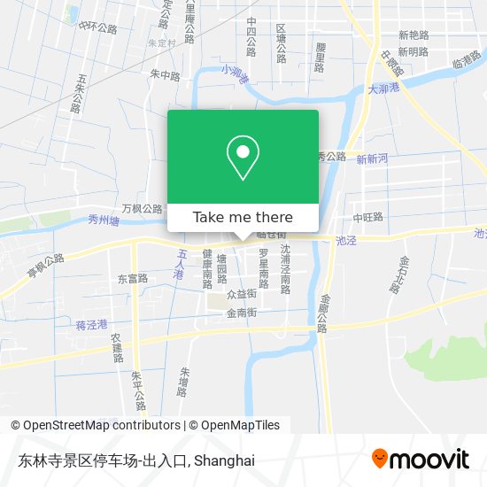 东林寺景区停车场-出入口 map