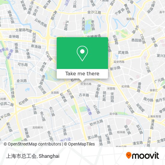 上海市总工会 map
