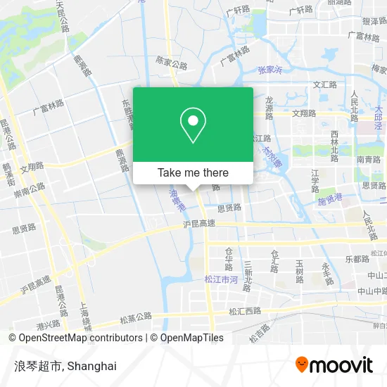 浪琴超市 map