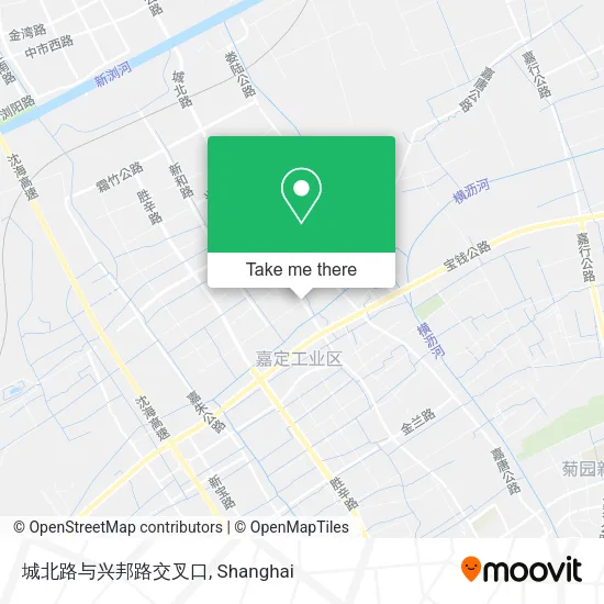 城北路与兴邦路交叉口 map