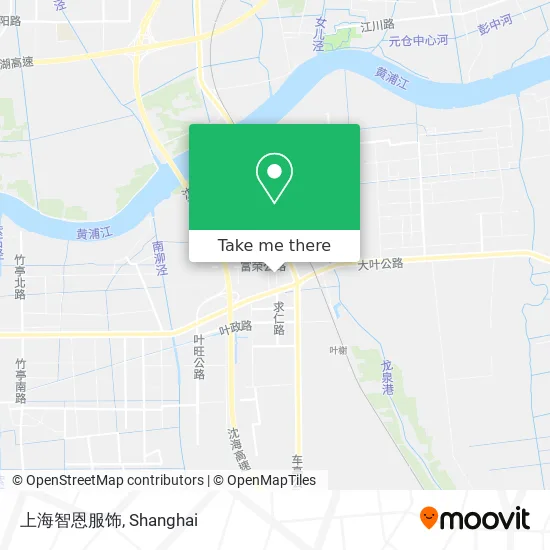 上海智恩服饰 map