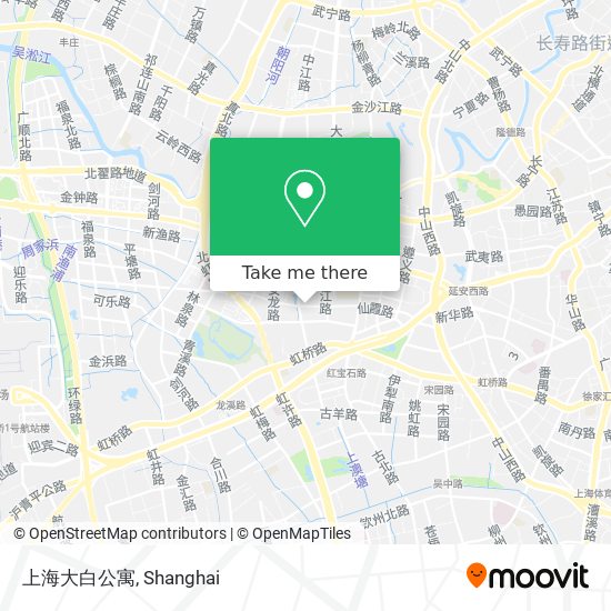 上海大白公寓 map