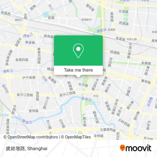 虞姬墩路 map