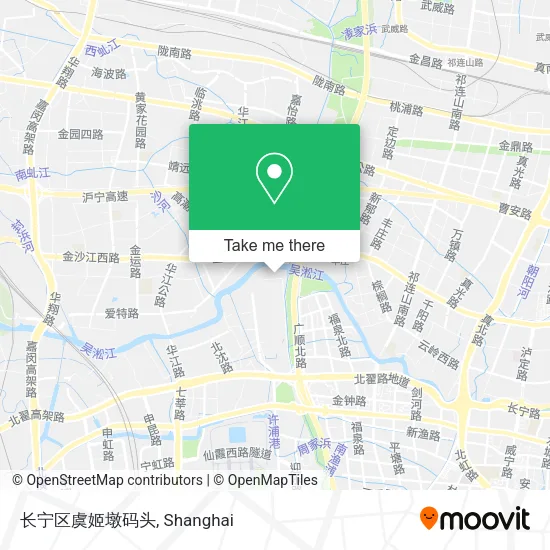 长宁区虞姬墩码头 map