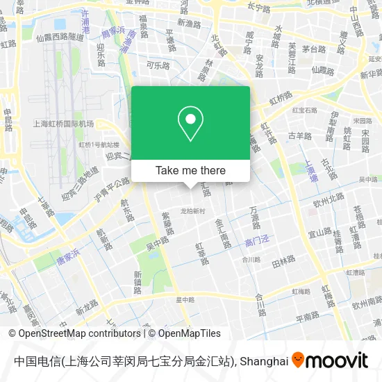 中国电信(上海公司莘闵局七宝分局金汇站) map