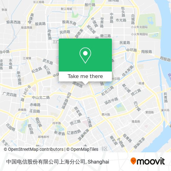 中国电信股份有限公司上海分公司 map