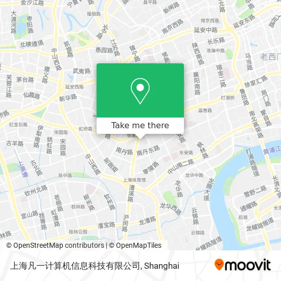 上海凡一计算机信息科技有限公司 map