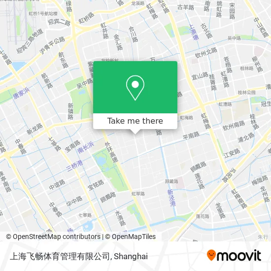 上海飞畅体育管理有限公司 map
