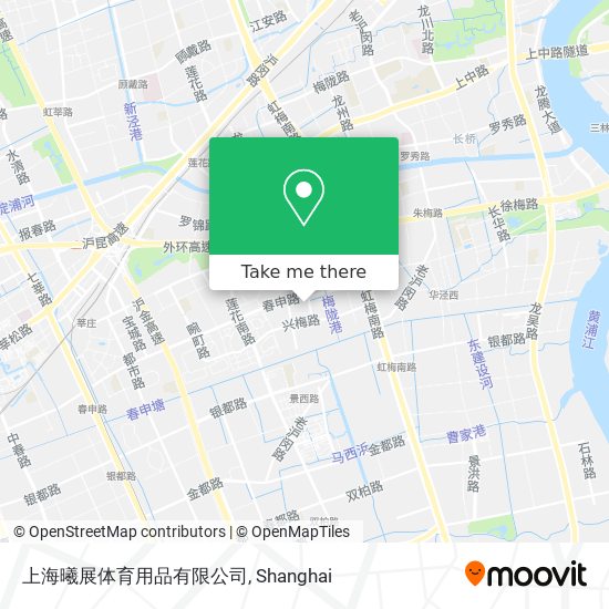 上海曦展体育用品有限公司 map