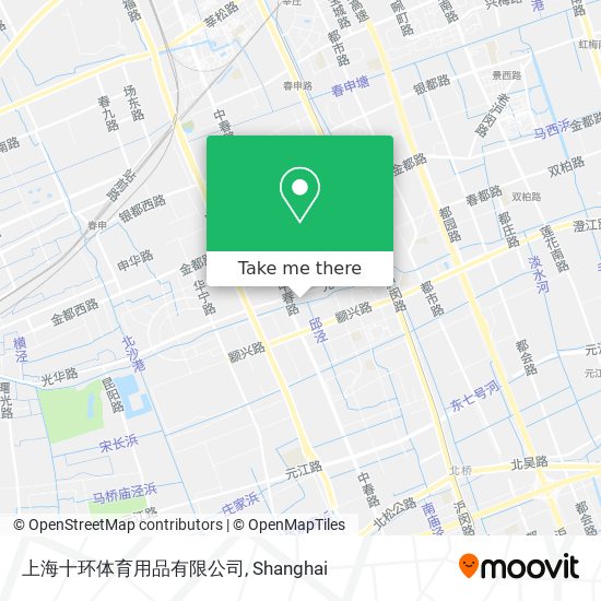 上海十环体育用品有限公司 map