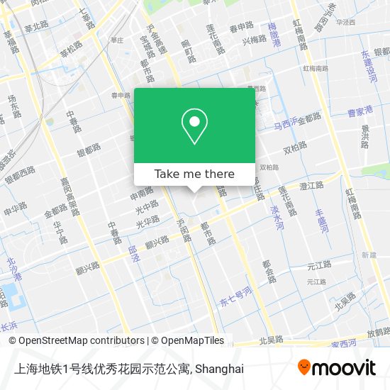 上海地铁1号线优秀花园示范公寓 map