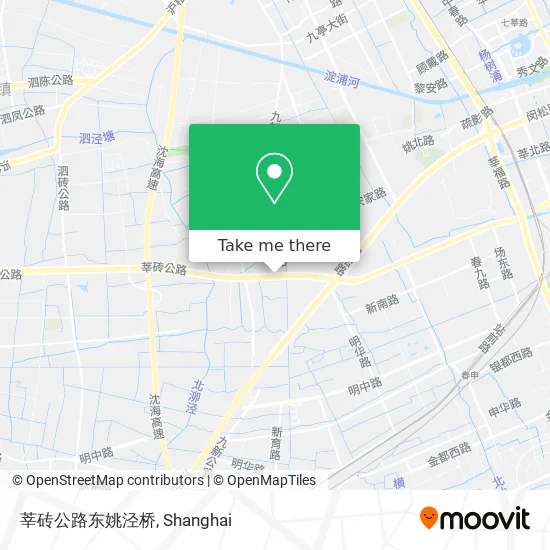 莘砖公路东姚泾桥 map