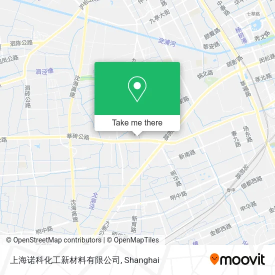 上海诺科化工新材料有限公司 map