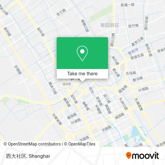 西大社区 map