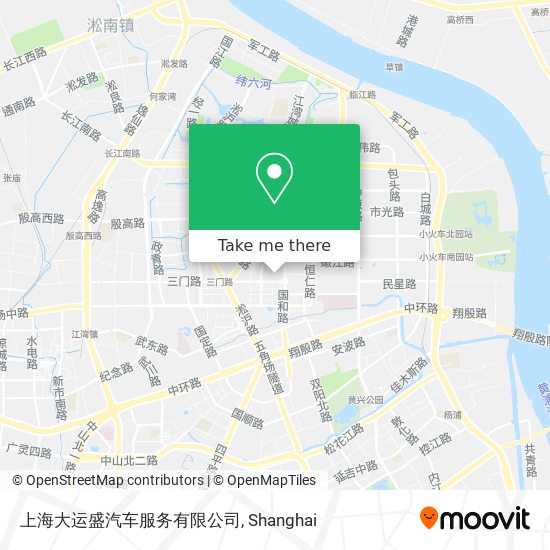 上海大运盛汽车服务有限公司 map
