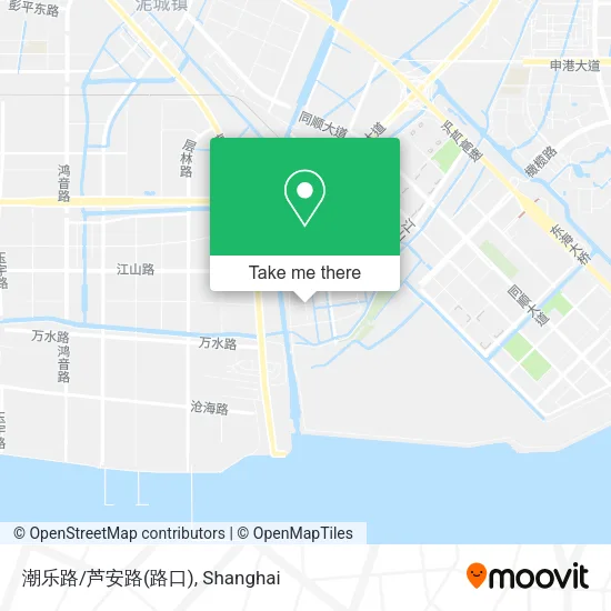 潮乐路/芦安路(路口) map