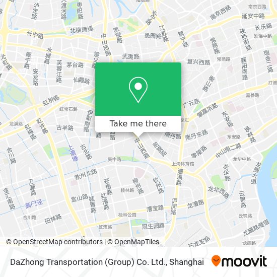 DaZhong Transportation (Group) Co. Ltd. map