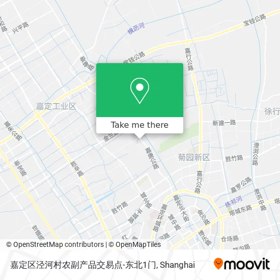 嘉定区泾河村农副产品交易点-东北1门 map