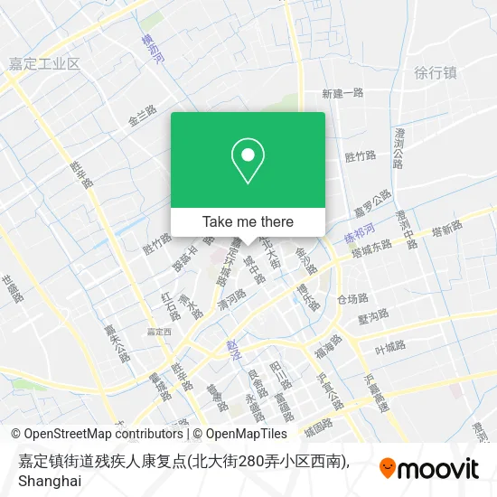 嘉定镇街道残疾人康复点(北大街280弄小区西南) map