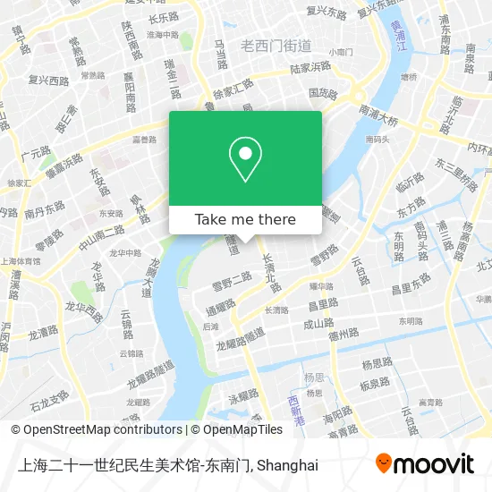上海二十一世纪民生美术馆-东南门 map