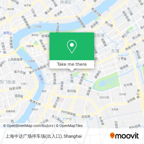 上海中达广场停车场(出入口) map