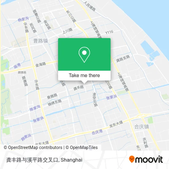 龚丰路与溪平路交叉口 map