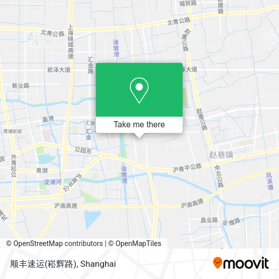 顺丰速运(崧辉路) map