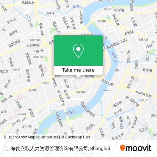 上海优立取人力资源管理咨询有限公司 map