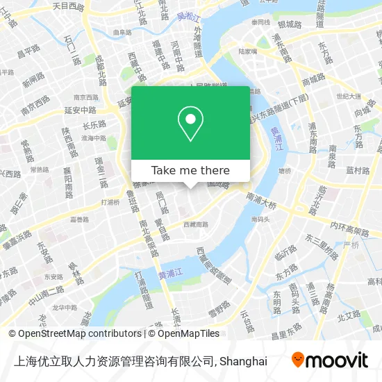 上海优立取人力资源管理咨询有限公司 map