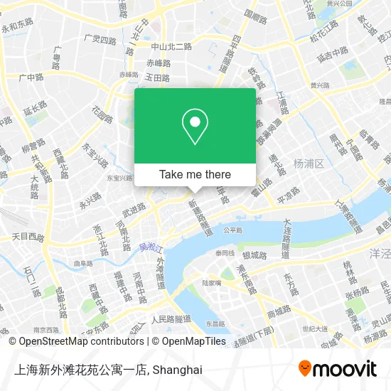 上海新外滩花苑公寓一店 map