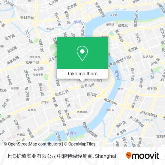 上海扩琦实业有限公司中粮特级经销商 map