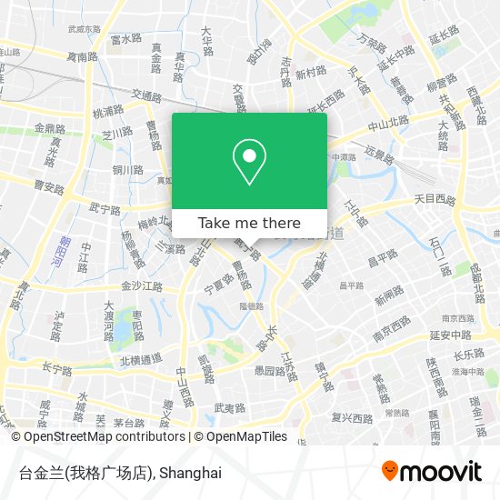 台金兰(我格广场店) map