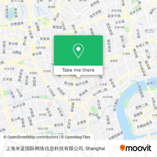 上海米蓝国际网络信息科技有限公司 map