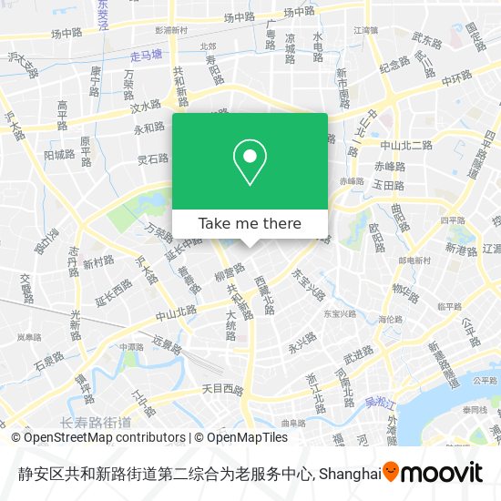 静安区共和新路街道第二综合为老服务中心 map