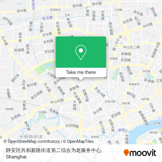 静安区共和新路街道第二综合为老服务中心 map