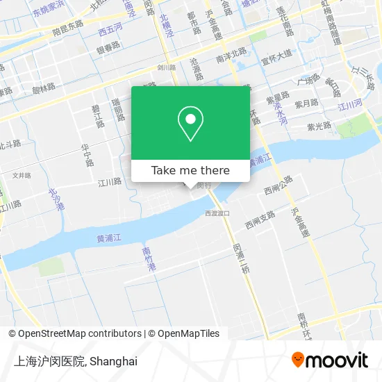 上海沪闵医院 map