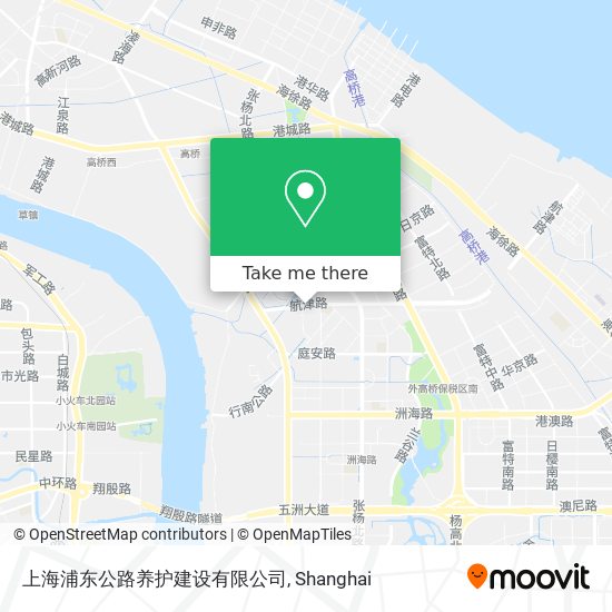 上海浦东公路养护建设有限公司 map