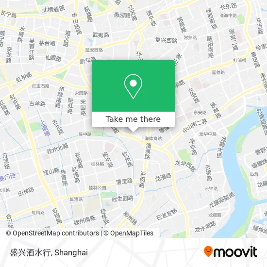 盛兴酒水行 map
