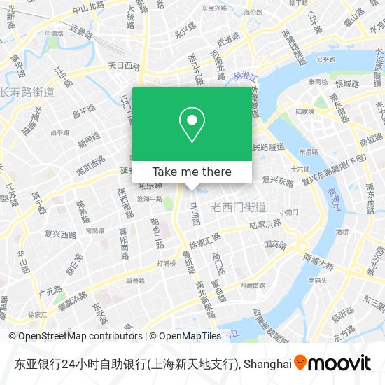 东亚银行24小时自助银行(上海新天地支行) map