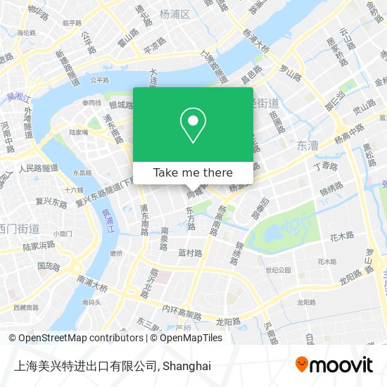 上海美兴特进出口有限公司 map