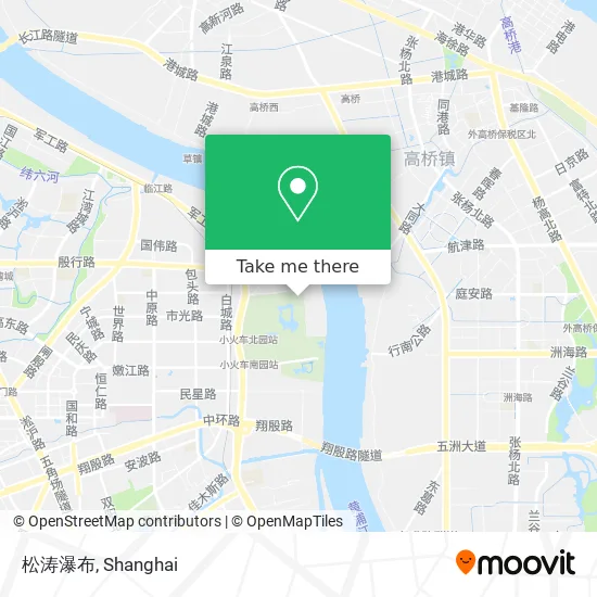 松涛瀑布 map
