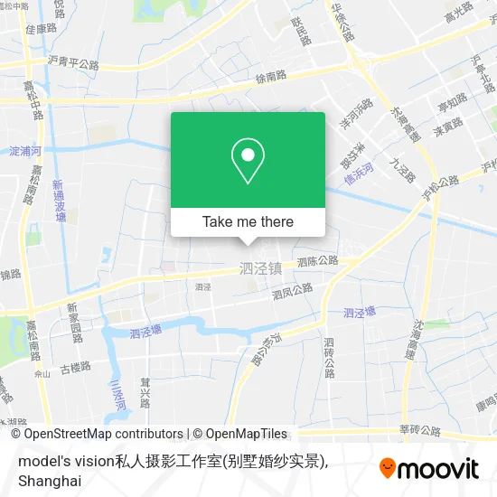 model's vision私人摄影工作室(别墅婚纱实景) map