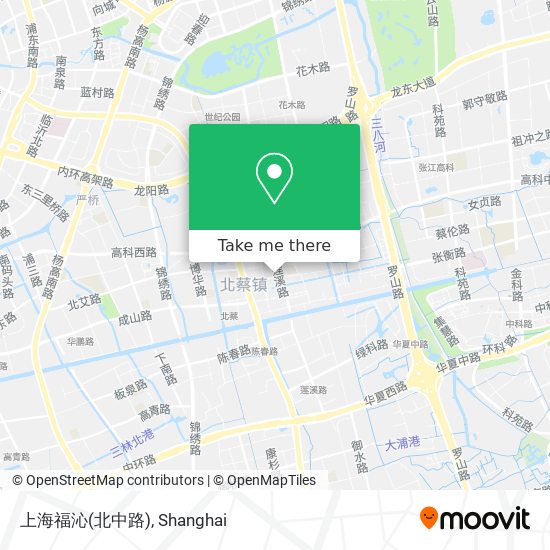 上海福沁(北中路) map