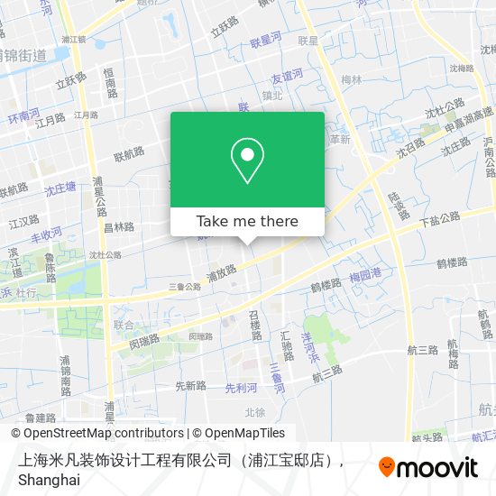 上海米凡装饰设计工程有限公司（浦江宝邸店） map