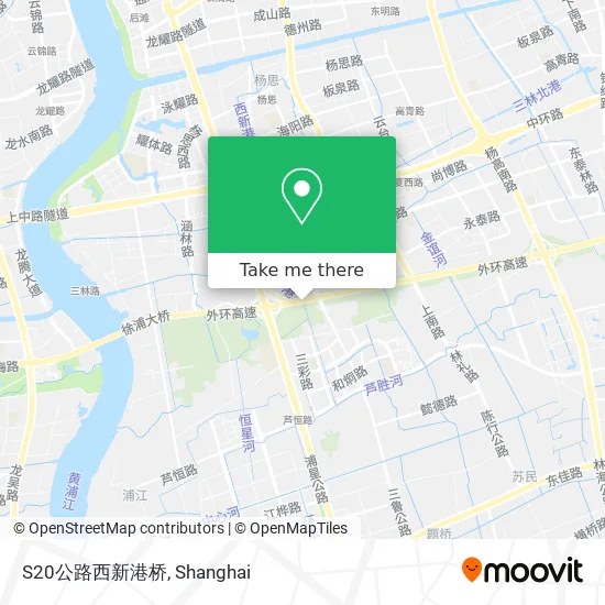 S20公路西新港桥 map