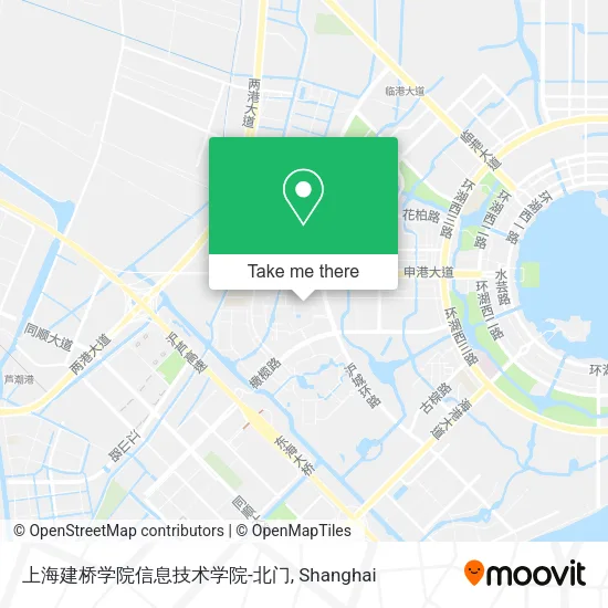 上海建桥学院信息技术学院-北门 map