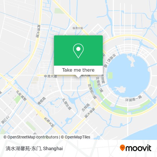 滴水湖馨苑-东门 map
