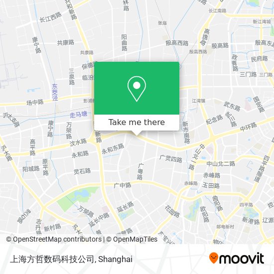 上海方哲数码科技公司 map